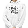 thumbnail image 2 of Prettiest Girl in the Morgue Hoodie Sweatshirt Unisex Large White, 2 of 5