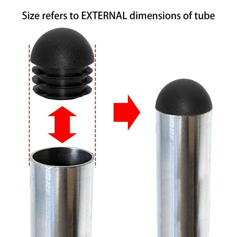 WCIC Chair Leg Floor Protectors Pack Of 8 Tube Insert Plug