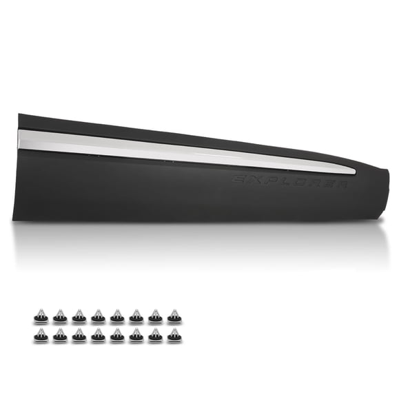 Front Right Side Door Lower Moulding Chrome Trim Fit For Ford Explorer 2020-2023