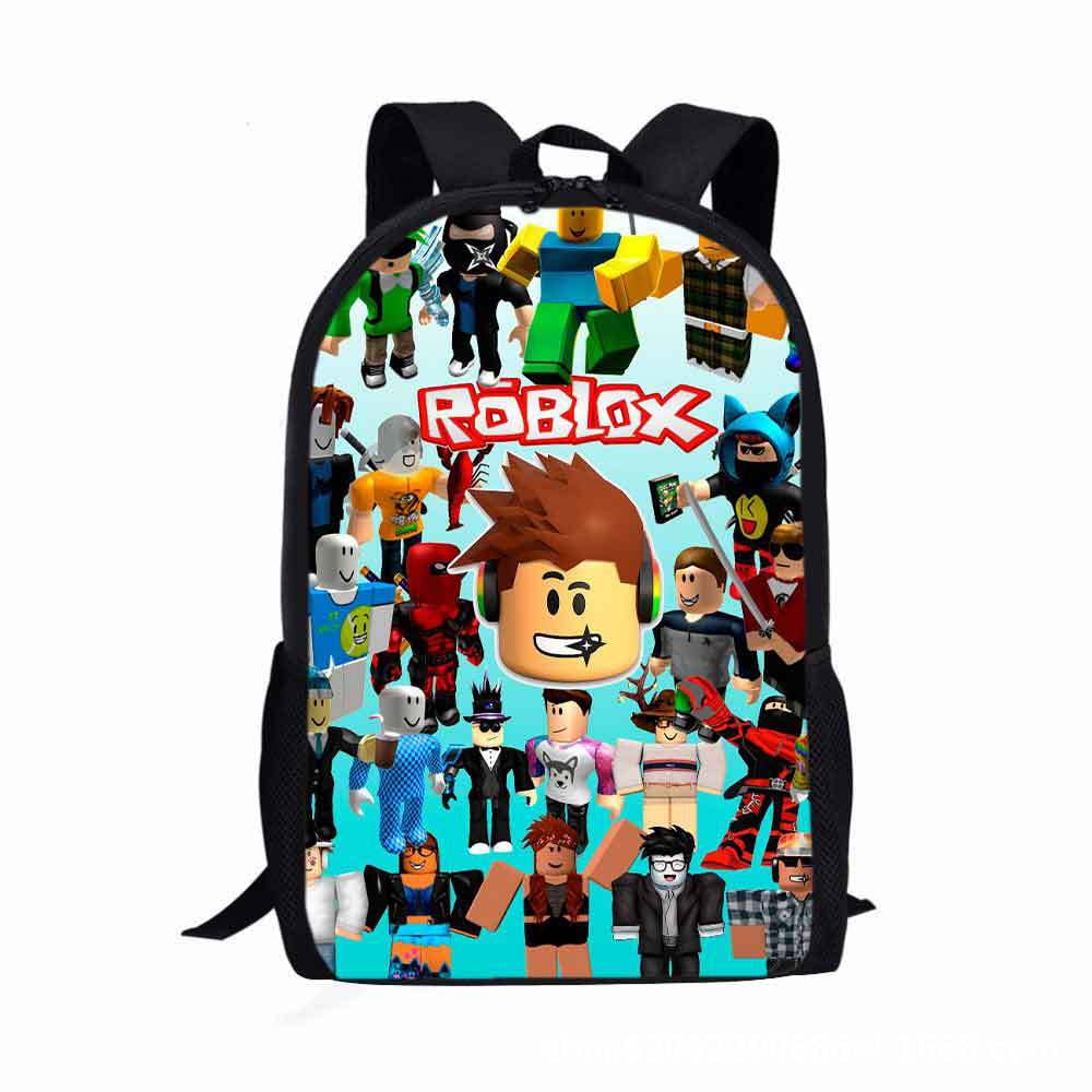 Jogo de desenhos animados Roblox Alunos da escola primária e secundária  Schoolbag Backpack_e das crianças