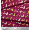 thumbnail image 3 of Soimoi Silk Fabric Stripe & Dinosaur Kids Decor Fabric Printed Yard 42 Inch Wide, 3 of 3