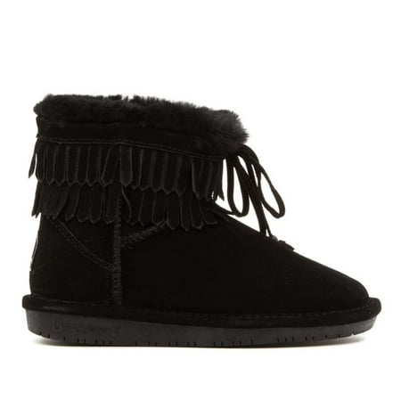 Hickory Honey - BEARPAW® Honey Suede Fringe Boot NeverWet™ 584-736