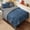 Navy, variant on Joyfy Queen Size Comforter Set 3-Piece, Tufted Boho Plaid Geometric Design with 2 Pillow Shams, Beige Checkered All Seasons Bed in a Bag