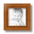 thumbnail image 2 of ArtToFrames 5" x 5" Honey Picture Frame, 5x5 inch Brown Wood Poster Frame (WOM-4097), 5 Pack, 2 of 8