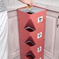 thumbnail image 4 of ZeusStackable Desktop Recycling Sorting Trash Can Household Dry Wet Rubbish Bin, 4 of 7