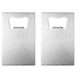 thumbnail image 1 of Abridor de botellas de tarjeta de crédito gastada de acero inoxidable, 1 of 6