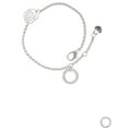 thumbnail image 2 of Delight Jewelry Silvertone Not All Angels Have Wings Eternity Ring Silver-tone Rose Link Chain Bracelet, 6.25"+1.75" Extender, 2 of 4