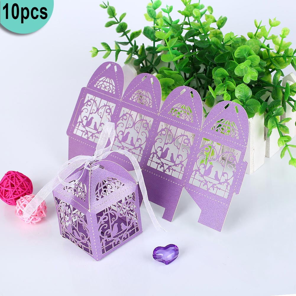 10Pcs Unicorn Paper Candy Chocolate Cake Box Gift Bag Wedding Favors Party Decor 