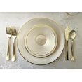 thumbnail image 6 of " OCCASIONS " 640pcs set (80 Guests)-Wedding Party Disposable Plastic Plate Set -80 x 10'' + 80 x 7'' + Silverware + Cups + Napkins (Belize in Ivory & Gold), 6 of 6