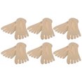 thumbnail image 1 of Unique Bargains Toe Calcetines Transpirable Split Toe Calcetines de compresión para mujer Antideslizante Beige 6 pares Nylon, 1 of 1