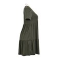 thumbnail image 4 of Vestido George Talla M Cuello V Verde, 4 of 4
