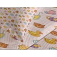 thumbnail image 4 of Ambesonne Cartoon Quilted Bedspread Set 3 Pcs, Teddy Bears and Ducks Fun, King Size, Pale Pink and Multicolor, 4 of 5