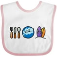 thumbnail image 3 of Inktastic Surfing Eat Sleep Surf Boys or Girls Baby Bib, 3 of 4