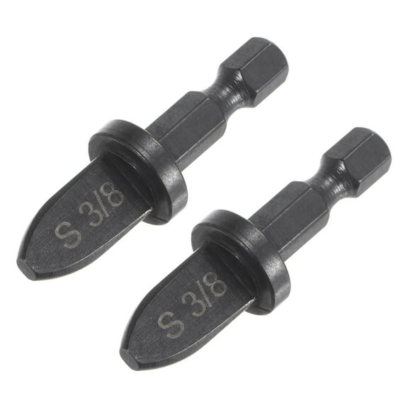 Uxcell 3/8" Swaging Tool Drill 1/4" Hex Handle for Copper Aluminum Pipe 2Pack