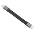 thumbnail image 1 of Usb 3.2 Gen 2 Type C Cable, Fast Charging Short USB C To USB C Cable FPC Design 40gbps Data Transfer  for Laptop, 1 of 8