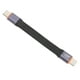 thumbnail image 1 of Cable Corto de USB C A USB C, Carga Rápida USB 3.2 Gen 2 Tipo C Cable Flexible de 40 Gbps Transferencia de Datos de Hombre Un hombre para la Computeradora Portátil, 1 of 7