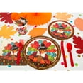 Cute Turkey Thanksgiving Paper Beverage Napkins, 5in, 16ct