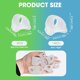 thumbnail image 3 of 8Pcs Toe Separators for Overlapping Toes, Silicone Big Toe Straighteners for Bent Gel Spacers to Correct Your Hammer Toe Dividers Bunions Pain Relieve Spreaders for Men Women(S＋L), 3 of 5