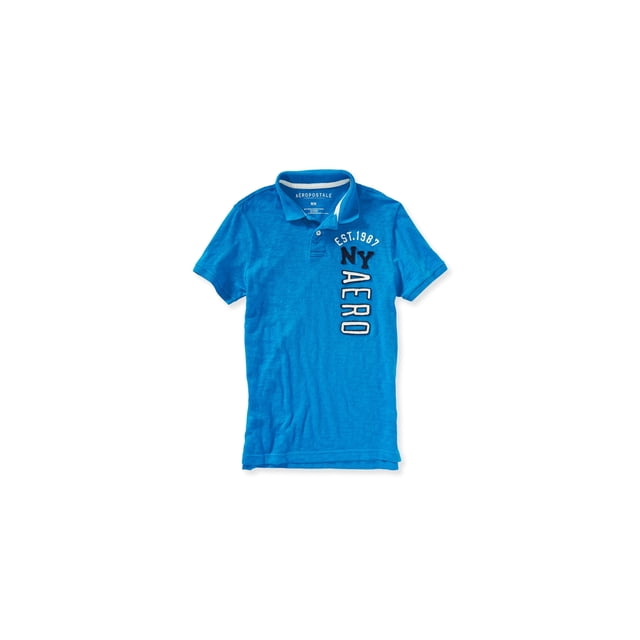 Polo de Rugby Aeropostale NY AERO azul mediano