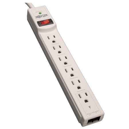 UPC: 0037332166432 | Tripp Lite TLP608TEL 6-Outlet Surge Protector