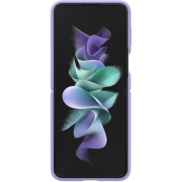 Galaxy Z Flip3 5G Silicone Cover with Ring, Lavender Mobile Accessories -  EF-PF711TVEGUS