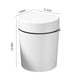 thumbnail image 3 of Ganfancp Cubo de Basura de Plástico con Tapa a Presión, Blanco,Beige,Gris,Cubo de Basura de Plástico,Papelera para Casa,Cocina,Baño,Garaje Liquidación 1* Papelera, 3 of 7