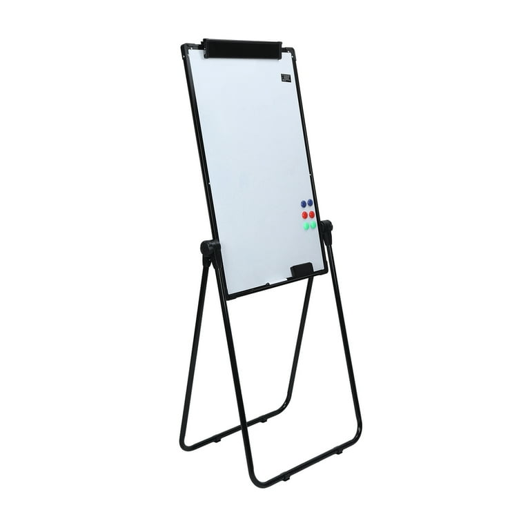 Dry Erase Board With Stand - 36"x23.5" Double-Sided Magnetic Whiteboard & Chalkboard, 360° Rotating Easel For Home, Classroom, Office