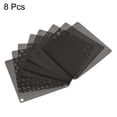 thumbnail image 3 of Unique Bargains 80mm Mesh Dustproof Cover Computer Fan Filter Grills Black 8 Pack, 3 of 5