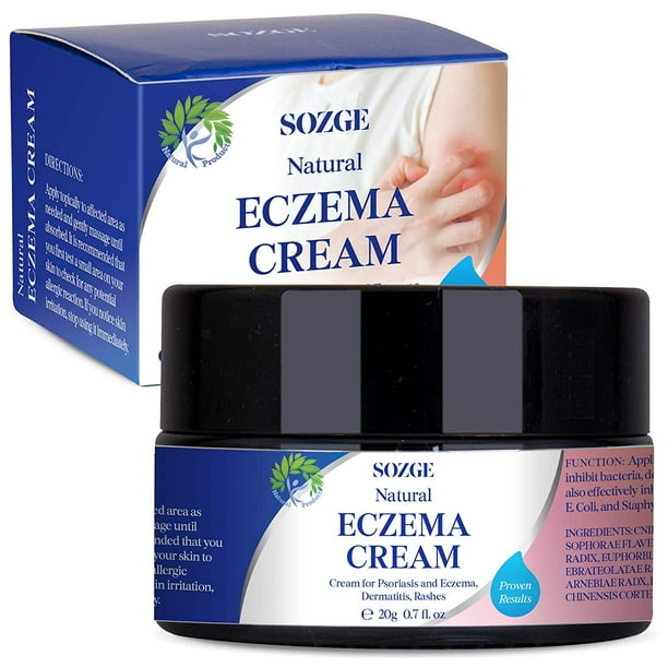 Eczema Cream Cream For Psoriasis And Eczema For Dermatitis And Rashes Natural Ingredients Soothes Irritated And Cracked Skin Instant Relief Walmart Com Walmart Com