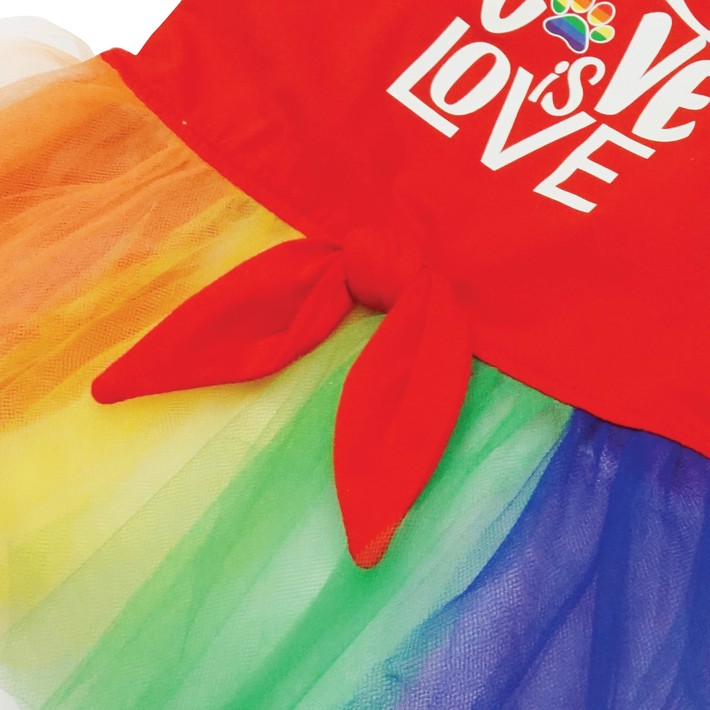 Best Furry Friends Dress for Dogs or Cats, Pride Love, Small