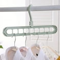 thumbnail image 4 of 1 percha mágica para ahorrar espacio, organizador de armario inteligente multifuncional, percha en cascada para ropa de armario de primera calidad, 9 ranuras, diseño innovador para ropa pesada,, 4 of 5