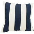 thumbnail image 1 of Navy Blue Vertical Stripe Large Pillow 20x20, 1 of 4