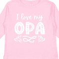 thumbnail image 4 of Inktastic I Love My Opa with Hearts Boys or Girls Long Sleeve Toddler T-Shirt, 4 of 5