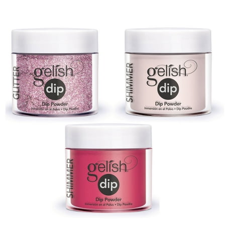 - Gelish Soak Off Acrylic Powder Nail Polish Manicure Dip Harmony Set