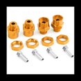 thumbnail image 1 of 4 Piezas de Adaptador Hexagonal de Metal de 12 mm a 17 mm Adaptador de Cubos Hexagonales de Rueda Tuercas de ConversióN de ExtensióN para 1/10 RC Coche, Amarillo, 1 of 5