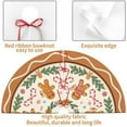 thumbnail image 4 of Gingerbread Christmas Tree Skirt 30 Inch Halloween Christmas Holiday Tree Skirts for Fall Christmas Tree Decoration (Cute Gin (1,36inch), 4 of 6