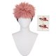 thumbnail image 1 of Shancon Anime Yuji Itadori Peluca de Cosplay y Etiqueta Engomada del Tatuaje Rosa Mezclado Negro Corto Rizado Pelo de Fiesta Accesorios de Halloween Accesorio para Adultos, 1 of 5