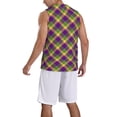 thumbnail image 5 of Easygdp Construction Machines Men's Mesh Basketball Jersey Quick Drying Sleeveless Shirts Fitted Muscle Tank Tops Sport Round Neck T-Shirt - Small, 5 of 9