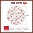 thumbnail image 2 of Disketp Starfish 1 Christmas Tree Skirt, Christmas Tree Decorations, Christmas Decor, Tree Mat Decoration(30-48IN)-48", 2 of 6
