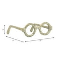 thumbnail image 5 of Decorative Glasses Sculpture for Home Decor - Bathroom, Desk and Office Decor Object - Living Room Decor Ornament - Shelf Styling and Coffee Table Statues - Sculpture for Unique Spaces - 3" Gold, 5 of 13