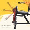 Leg Extension and Curl Machine, Adjustable Leg Extension Machine, Leg Press Machine with Rotary