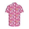 thumbnail image 3 of RXMEKW Chemises à Manches Courtes pour Hommes, Chemises Décontractées Imprimées avec Col Rabattu, 3 of 5
