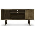 thumbnail image 2 of Manhattan Comfort Liberty 53 Inch Mid Century Modern TV Stand, Rustic Brown, 2 of 7