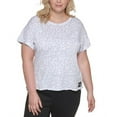 thumbnail image 2 of Calvin Klein Jeans Womens Plus Animal Print Crewneck T-Shirt, 2 of 2