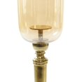 thumbnail image 5 of DecMode Gold Aluminum Metal Single Candle Hurricane Lamp, 5 of 10
