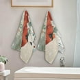 thumbnail image 4 of Winter Red Bird Xmas Hand Towels, Christmas Tree Kitchen Towel Ultra Soft and Absorbent,Decorative Fingertip Face Towel for Bathroom Hotel, 2 PCS, 28.3"x 14.4", 4 of 6