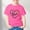 F-152Pink, variant on ZHOGXU Kids Children Girls T Shirt Short Sleeve Round Neck Letter Print Comfortable Breathable Tee Top For Casual Daily Wear,Light Pink,3-4 Years
