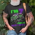 thumbnail image 3 of Monster Trucks Are My Jam 7Th Birthday Boy 7 Years Old Unisex TShirt, 3 of 6