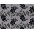 thumbnail image 2 of Zelouf Embroidered Organza [Emb 3346]  , Sewing, DIY, Crafts Fabric by the Yard, Black/black, 3 Yard, 2 of 2