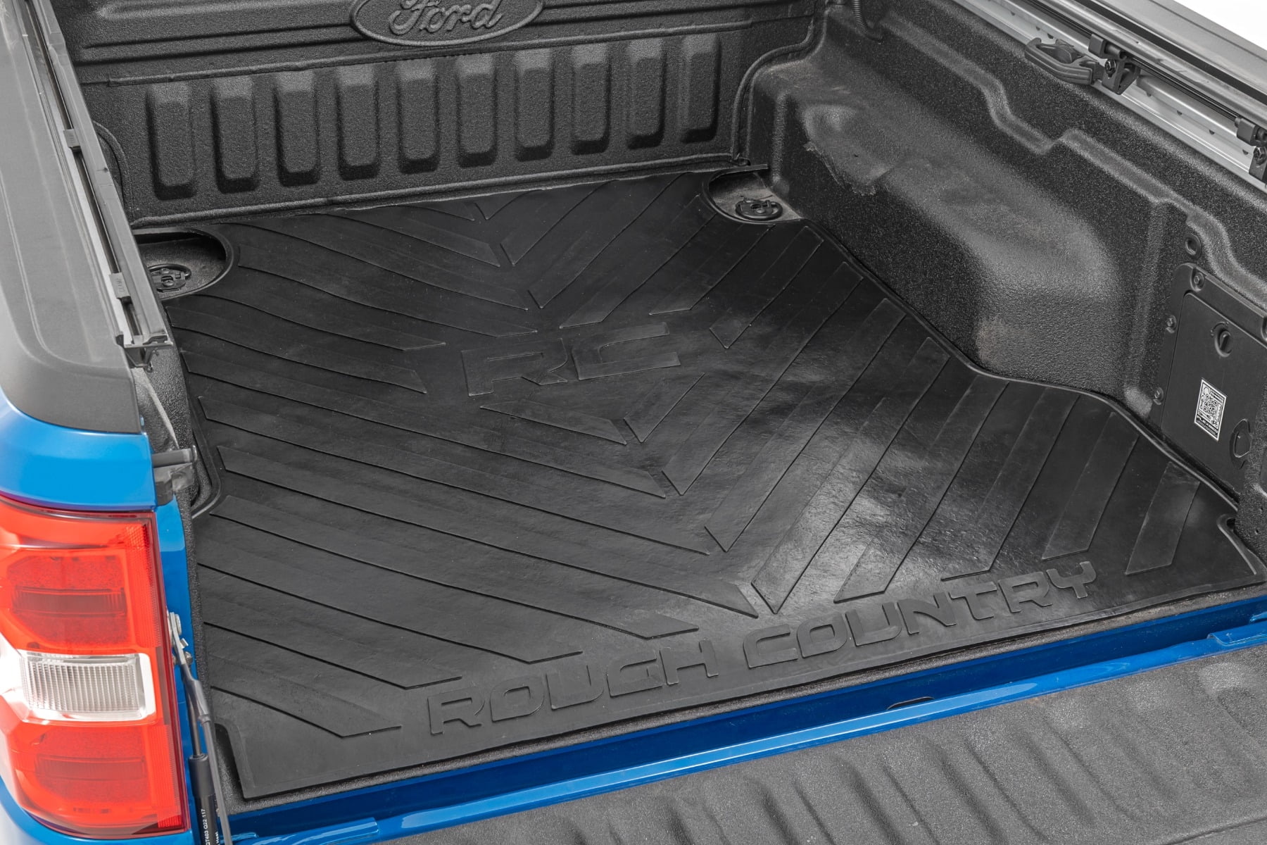 Rough Country Rubber Bed Mat for 2022-2026 Ford Maverick | 4'6" Bed - RCM669